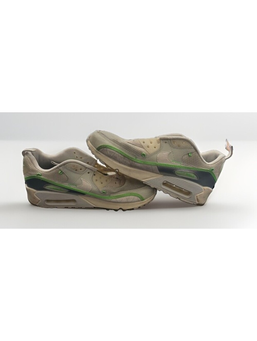 Nike Air Max 90 Sail Neon Green CZ9078-010 Mens Size 9.5 Vintage